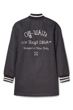 black wool coat OFF WHITE KIDS | OGER003F24FAB001113C